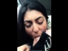 Syrian Girl sucks white mans cock