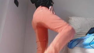 Pee in my orange jeans