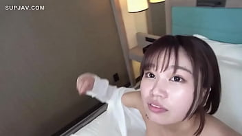 Asian babe gives healthy midnight blowjob in uncensored JAV