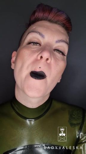 Getting my lips ready for my date