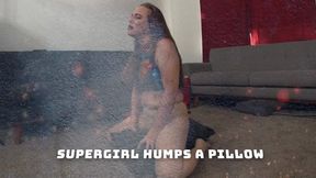 Supergirl Pantyhose Pillow Humping 1