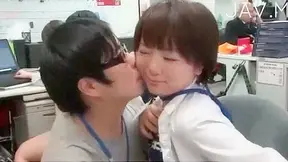 Naughty office fuck featuring a lovely cutie and a hunk stud