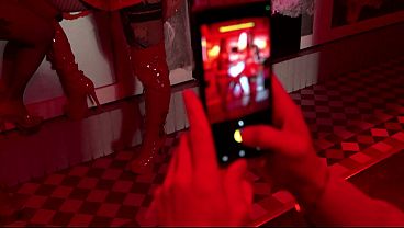 Behind the scene. Orgy Party at the Casino.