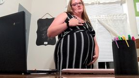 Your Teacher Gives You JOI in Her Office and Reveals That You Got Her Pregnant!