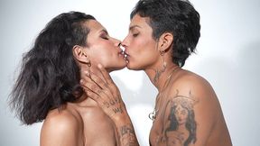 layla & valezka: the  spitting image  of shaved sex (close angle version)