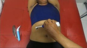 Ceci and the Sensory Tickling in the Belly Button!