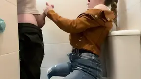 My Boyfriend Invites Me To Dinner And Then Fucks My Ass In The Restaurant Bathroom