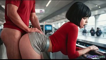 While on vacation, I met an incredible Asian girl. She fell in love with me, so as a goodbye, she gave me a blowjob right there at the airport. [AI]