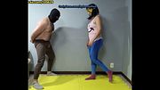744 Ballbusting with fluffy socks is enough to make your testicles swell.