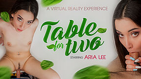 Aria Lee - Table For Two - Curvy Brunette