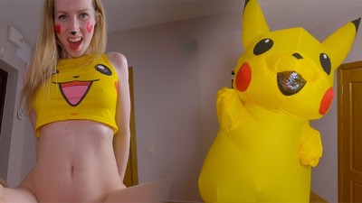 Pikachu BABE used her riding skills to get impregnated!