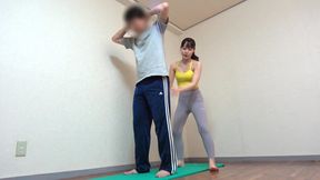 Part 6 [Completely Private Room] Leading to Ejaculation with Close-Up Service... Ah! Muscle Training Echman Vol.1