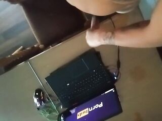 I cum my stepsister computer after this playgirl went for running