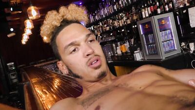 Black Guys Sharing the Bartender at a Pub