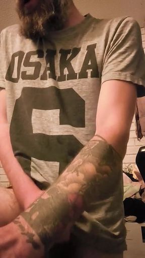 Smoking and Wanking with a Little Bum Fun