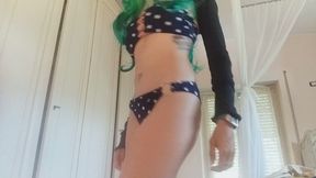 come with me to spy on my stepcousin while putting on your bikini