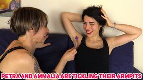 Petra and ammalia are tickling their armpits - HD