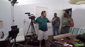 bastidores da hardbrazil com a estrela porno elisa sanches - nego catra - binho ted - hygor negrao