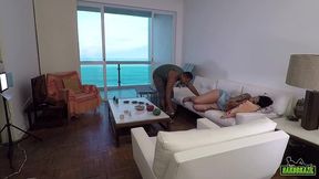 bastidores da hardbrazil com a estrela porno elisa sanches - nego catra - binho ted - hygor negrao