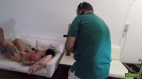 bastidores da hardbrazil com a estrela porno elisa sanches - nego catra - binho ted - hygor negrao