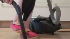 Vacuum cleaner sucking eggs