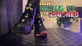 Healed Up Cock and Balls Crushed Under my Buffalo Boots (Slave Version) - TamyStarly - Cock Balls Crush Trample, Shoejob, Bootjob, CBT, Ballbusting, Trampling, Stomping