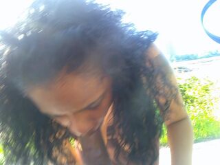 PUBLIC ORAL SEX EXOTIC BLACK COSPLAY BROWN LARGE BAZOOKAS SUCKS JOCK ON BIKETRAIL