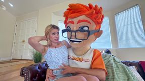 Footjob Fun with Naked Blonde Anna Kovachenko on PornDudeCasting Couch!