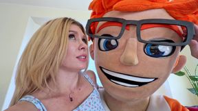 Footjob Fun with Naked Blonde Anna Kovachenko on PornDudeCasting Couch!