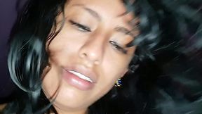 Pounding my skinny Latina with perky tits Part 4