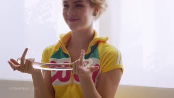 Alecia Fox's Sultry Solo: Blonde Babe Teases with Toys