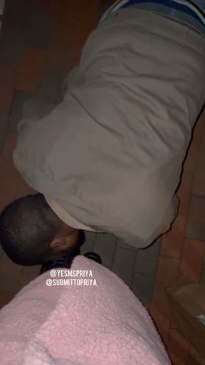 Chastity Tease In An Alley