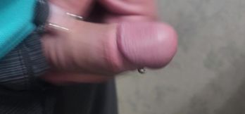 Cock pierced Masterbation