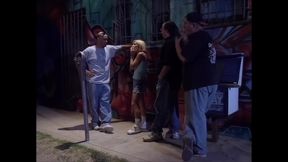 A Hot Night Fuck in the Park for a Young Blonde