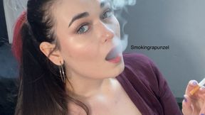 Double inhales, side profile view & open mouth inhales