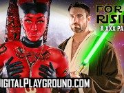 DigitalPlayground - Cosplay teen Kleio Valentie get painted up and fucked in Starwar's porn parody