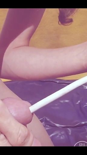 Inflating My Bladder with an Air Pump and Fisting My Ass!