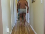 Slow motion hallway walk - shorts version