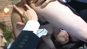 Attractive Asian diva Miku Adachi gets pleased by anal poking 2