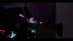 LittleVRSlut SUCKS BIG COCK AND RIDES DILDO MACHINE!