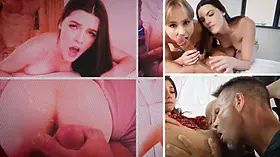 Fantastic teen stunner with amazing booty and Natural Tits nails her landlord who is also her step-father