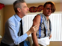 Tommy Tension gets nasty ball wedgies