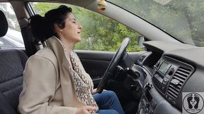 frustrated woman desperation car problems pe dal pump fetish