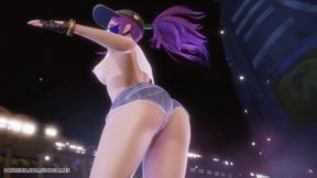 Aespa - Armageddon - Akali Sexy Striptease