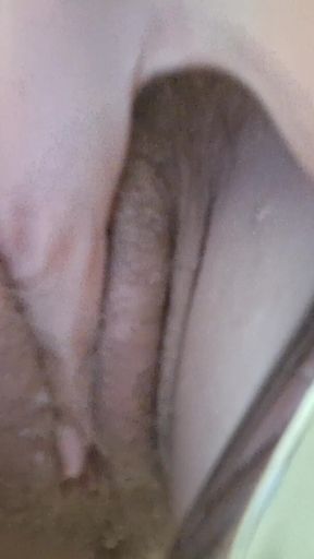 Must-see moment from &quot;Teen shows close-up of her unshaven tight wet in the shower and caresses her with her fingers,&quot;