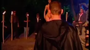 La Venere Bianca fucks in front of adoring followers in wild sex ritual
