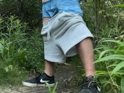 OMG SO MUCH NUT WHEN I JERKED OFF IN NATURE!!
