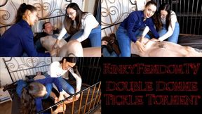 Double Domme Tickle Torment 4K ft Mistress Medea Miss Lith Maz Morbid