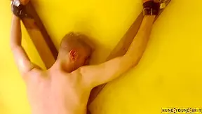 Bound Fit Boy Takes Rough Deepthroat Bukkake Gangbang — No Pull-Out, Raw