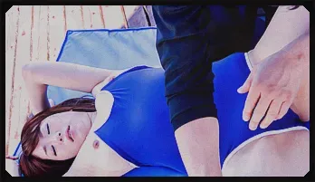 Kaho enjoys a big Asian dildo down her vagina  private show